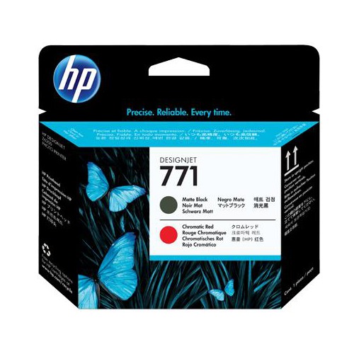 Печатающая головка HP 771 CE017A черный матовый/хроматический красный для HP DJ Z6200