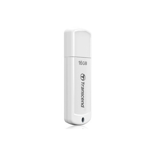 Флешка USB TRANSCEND Jetflash 370 16Гб, USB2.0, белый [ts16gjf370]