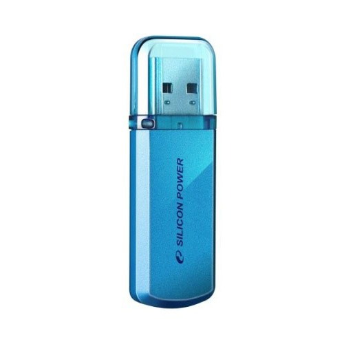 Флешка USB SILICON POWER Helios 101 32Гб, USB2.0, синий [sp032gbuf2101v1b]