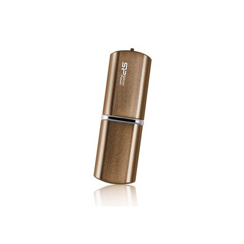 Флешка USB SILICON POWER LuxMini 720 16Гб, USB2.0, коричневый [sp016gbuf2720v1z]