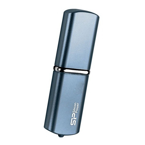 Флешка USB SILICON POWER LuxMini 720 16Гб, USB2.0, синий [sp016gbuf2720v1d]
