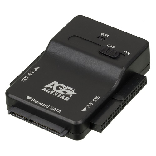 Адаптер-переходник для HDD AGESTAR 3FBCP1, черный