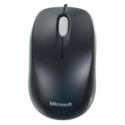 Мышь MICROSOFT Compact 500, оптическая, проводная, USB, черный [4hh-00002]