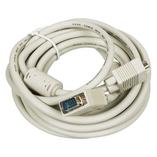 Кабель VGA DB15 (m) - DB15 (m), ферритовый фильтр , 5м [cable1]