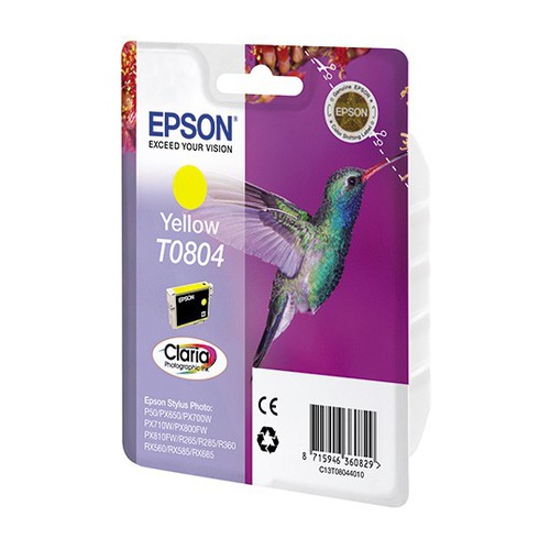 Картридж EPSON T0804, желтый [c13t08044011]