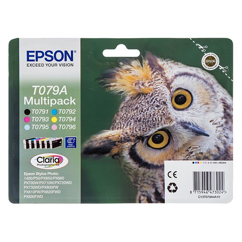 Картридж EPSON T079A, 6 цветов [c13t079a4a10]