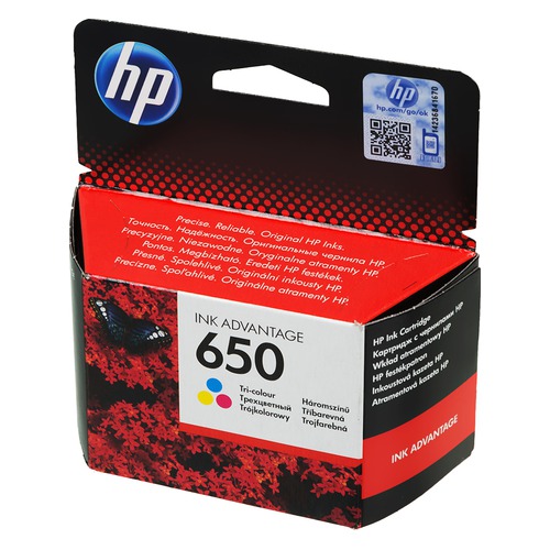 Картридж HP 650, многоцветный [cz102ae]