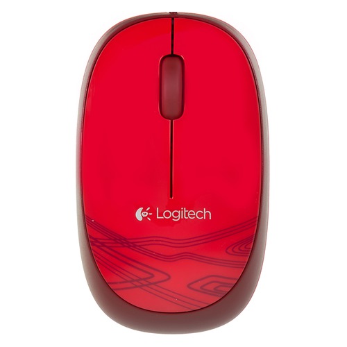 Мышь LOGITECH M105, оптическая, проводная, USB, красный [910-002945]