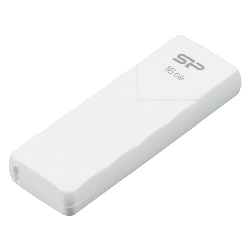 Флешка USB SILICON POWER Ultima U03 16Гб, USB2.0, белый [sp016gbuf2u03v1w]