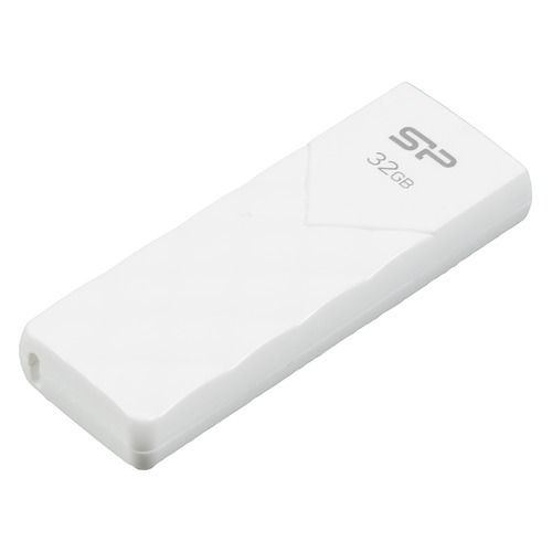 Флешка USB SILICON POWER Ultima U03 32Гб, USB2.0, белый [sp032gbuf2u03v1w]