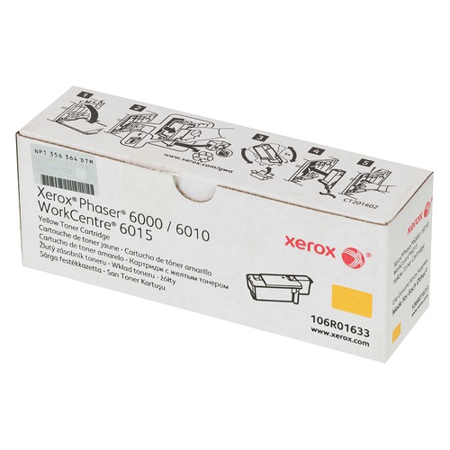 Картридж XEROX 106R01633, желтый