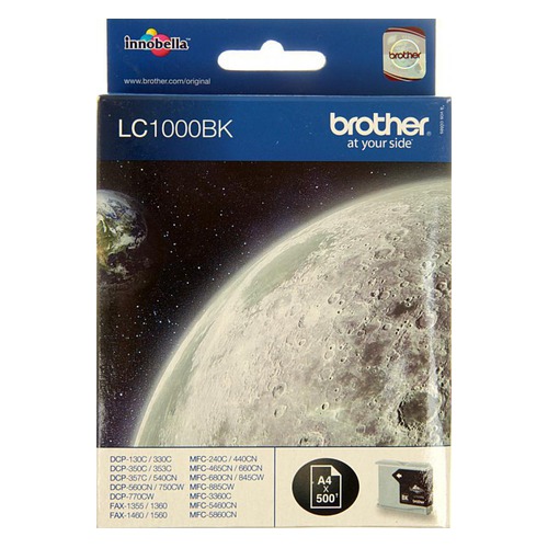 Картридж BROTHER LC1000BK, черный