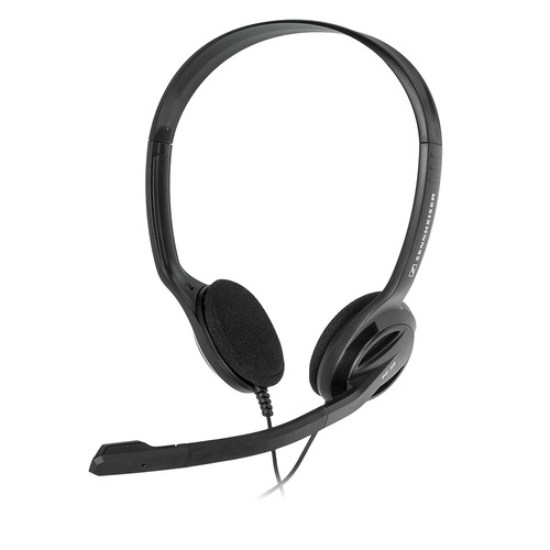 Гарнитура SENNHEISER PC 36 Call Control, 504523, для контактных центров, накладные, черный