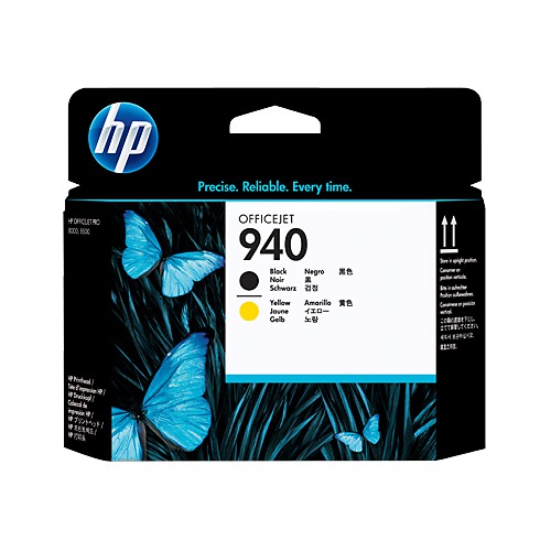 Печатающая головка HP 940 C4900A черный/желтый для HP OJ Pro 8000/8500/8500a