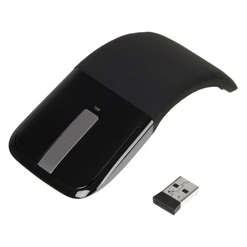 Мышь MICROSOFT ARC Touch, оптическая, беспроводная, USB, черный [rvf-00056]