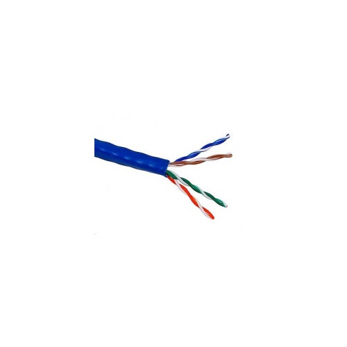 Кабель информ. Lanmaster (LAN-5EUTP-BL) кат.5е U/UTP 4X2X24AWG PVC внутр. 305м син.