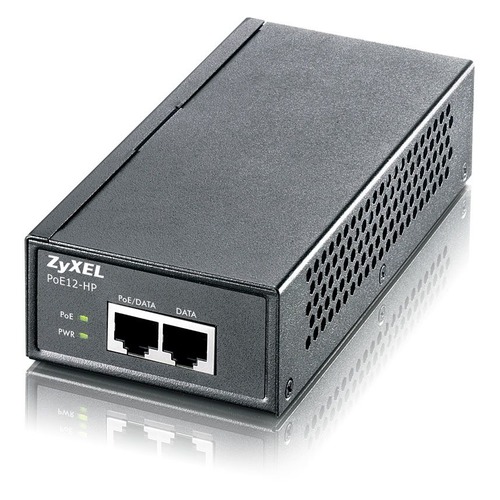 Инжектор Zyxel PoE12-HP (POE12-HP-EU0102F) 802.3at 30W