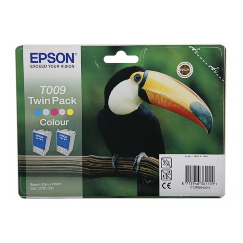 Картридж (двойная упаковка) EPSON T009, многоцветный [c13t00940210]