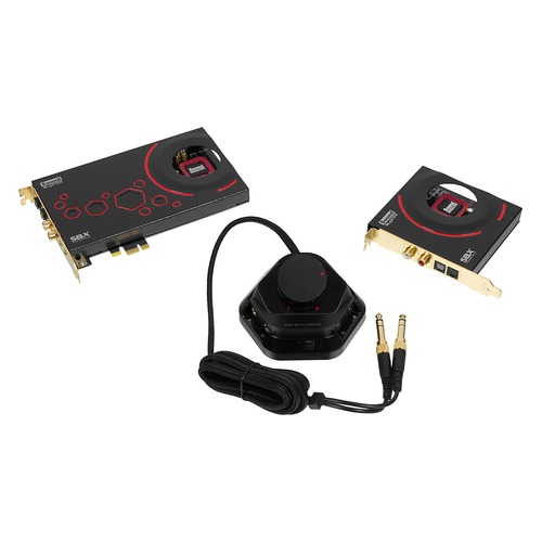Звуковая карта PCI-E CREATIVE Sound Blaster ZXR, 5.1, Ret [70sb151000001]