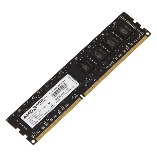 Модуль памяти AMD R538G1601U2S-UO black DDR3 - 8Гб 1600, DIMM, OEM