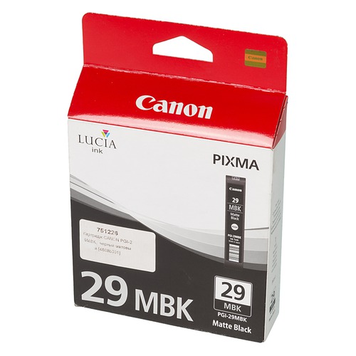 Картридж CANON PGI-29MBK, черный матовый [4868b001]