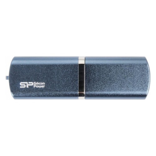 Флешка USB SILICON POWER LuxMini 720 64Гб, USB2.0, синий [sp064gbuf2720v1d]