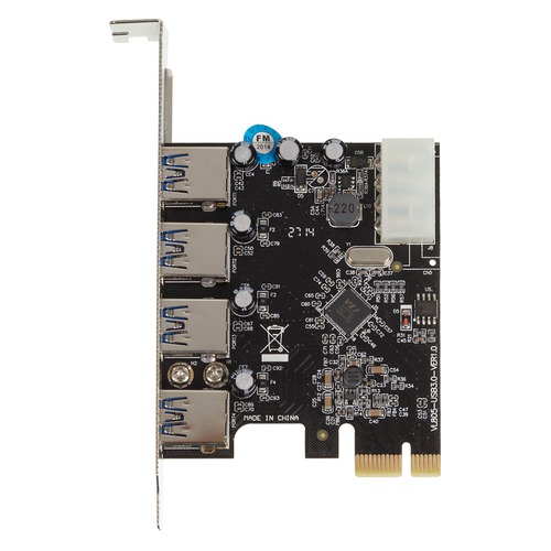 Контроллер PCI-E VIA VL805 4xUSB3.0 Bulk