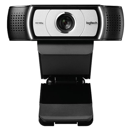 Web-камера LOGITECH HD Webcam C930e, черный и серебристый [960-000972]