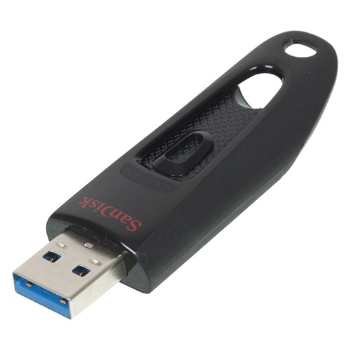 Флешка USB SANDISK Ultra 64Гб, USB3.0, черный [sdcz48-064g-u46]