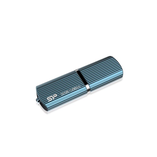 Флешка USB SILICON POWER Marvel M50 32Гб, USB3.0, голубой [sp032gbuf3m50v1b]