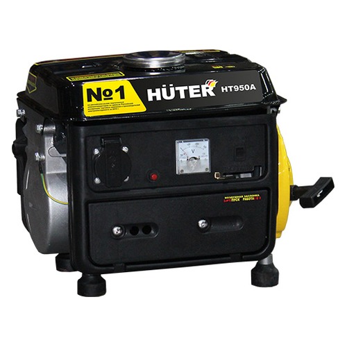 Бензиновый генератор HUTER HT950A, 220 В, 0.95кВт [64/1/1]