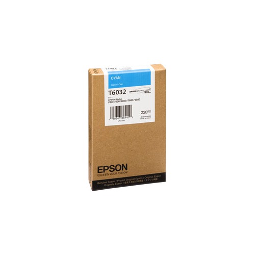 Картридж EPSON T6032, голубой [c13t603200]