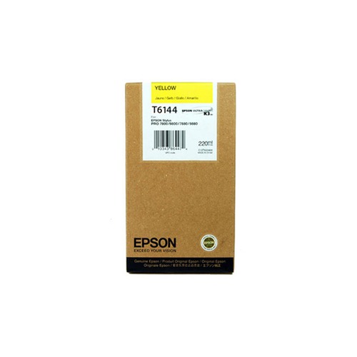 Картридж EPSON T6144, желтый [c13t614400]