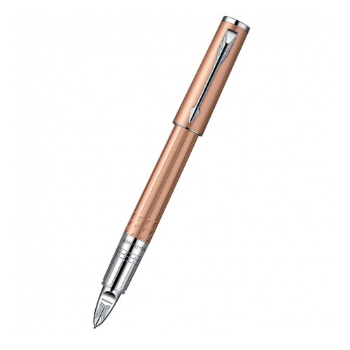 Ручка 5й пишущий узел Parker Ingenuity S F501 (S0959080) корпус:Pink Gold PVD CT F черные чернила