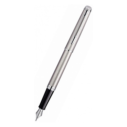 Ручка перьевая Waterman Hemisphere (S0920410) Steel CT F сталь с хромированным покрытием подар.кор.