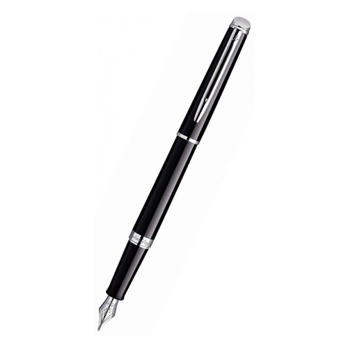 Ручка перьевая Waterman Hemisphere (S0920510) Mars Black CT F сталь с хромированным покрытием подар.