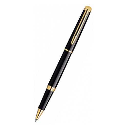 Ручка роллер Waterman Hemisphere (S0920650) Mars Black GT F черные чернила подар.кор.