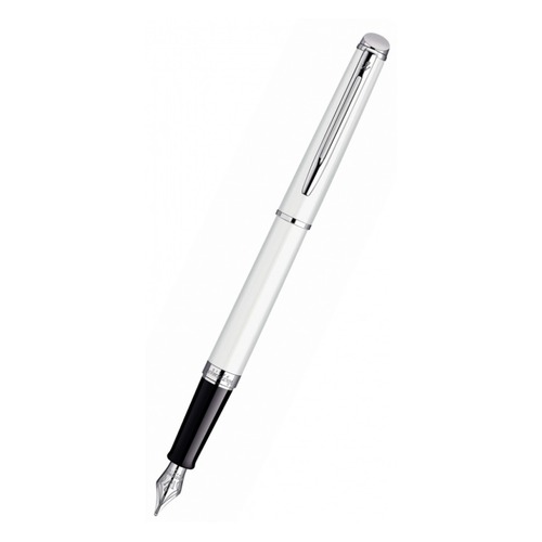 Ручка перьевая Waterman Hemisphere (S0920910) White CT F сталь с хромированным покрытием подар.кор.