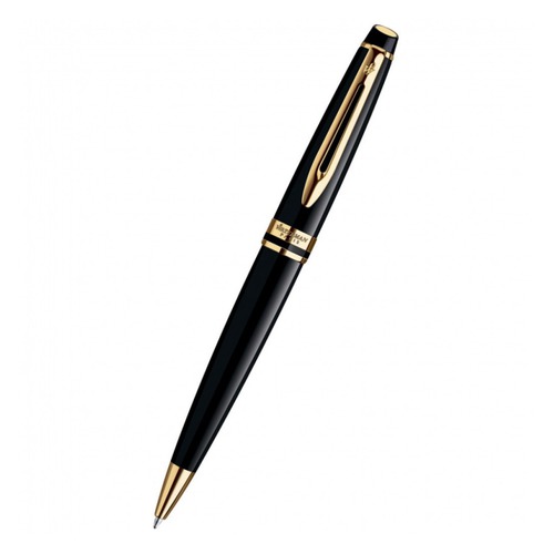 Ручка шариковая Waterman Expert 3 (S0951700) Black Laque GT M синие чернила подар.кор.