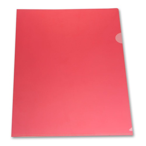 Папка-уголок Бюрократ -E310/1RED A4 пластик 0.18мм красный 20 шт./кор.