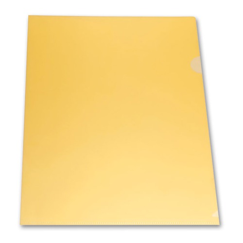 Папка-уголок Бюрократ -E310/1YEL A4 пластик 0.18мм желтый 20 шт./кор.