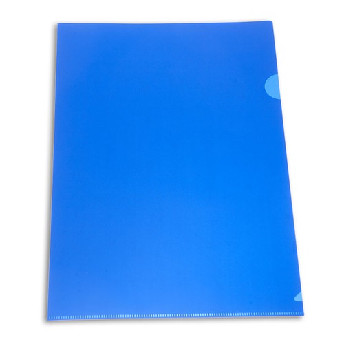 Папка-уголок Бюрократ -E310N/1BLU непрозрачный A4 пластик 0.18мм синий 20 шт./кор.