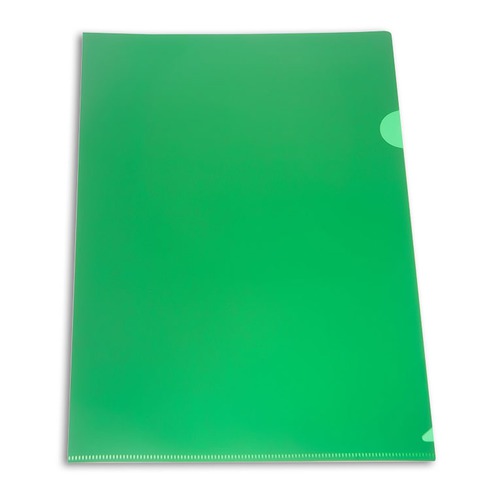 Папка-уголок Бюрократ -E310N/1GR непрозрачный A4 пластик 0.18мм зеленый 20 шт./кор.