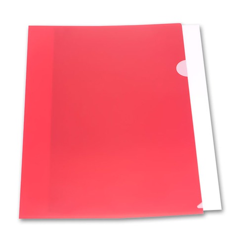 Папка-уголок Бюрократ -E310N/1RED непрозрачный A4 пластик 0.18мм красный 20 шт./кор.