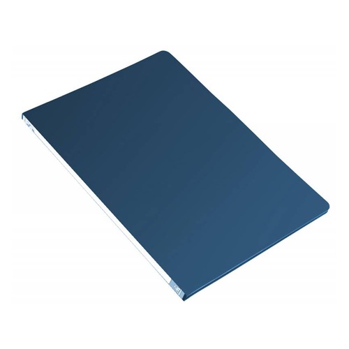 Папка с метал.зажим Бюрократ -PZ05CBLUE A4 пластик 0.5мм торц.наклейка синий 44 шт./кор.