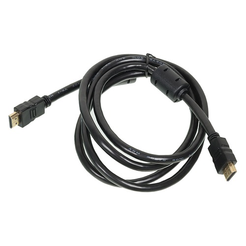 Кабель аудио-видео BURO HDMI (m) - HDMI (m) , ver 1.3, 1.8м, ф/фильтр, черный [hdmi-19m/19m-1.8m-mg]