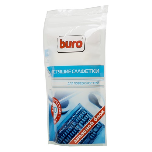 Влажные салфетки BURO BU-Zsurface