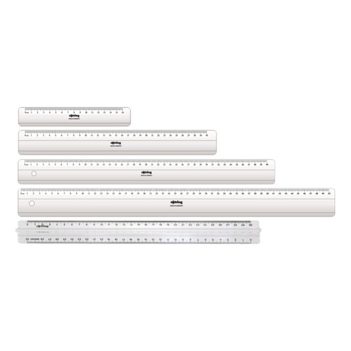 Линейка Rotring Centro Flat Ruler S0221500 пластик дл.50см прозрачный 20 шт./кор.