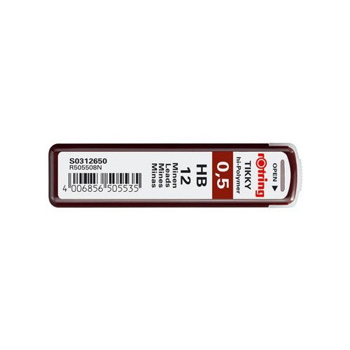 Грифель Rotring Tikky S0312650 0.5мм HB (12гриф) 10 шт./кор.