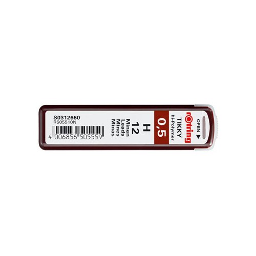 Грифель Rotring Tikky S0312660 0.5мм H (12гриф) 10 шт./кор.